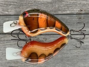 Black Label Balsa - Potbelly - Hybrid Squarebill Crankbait - Fall Craw Color