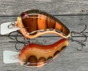 Black Label Balsa - Potbelly - Hybrid Squarebill Crankbait - Fall Craw Color