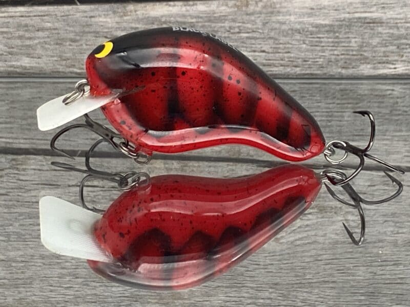 Black Label Balsa - CBS 2 - Custom Balsa Squarebill Crankbait - Red Craw  Color- Bagley B2 - Wood Bait Country