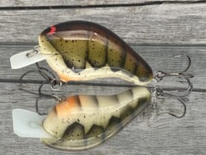 Black Label Balsa - CBS 2 - Custom Balsa Squarebill Crankbait - HD Craw Color- Bagley B2