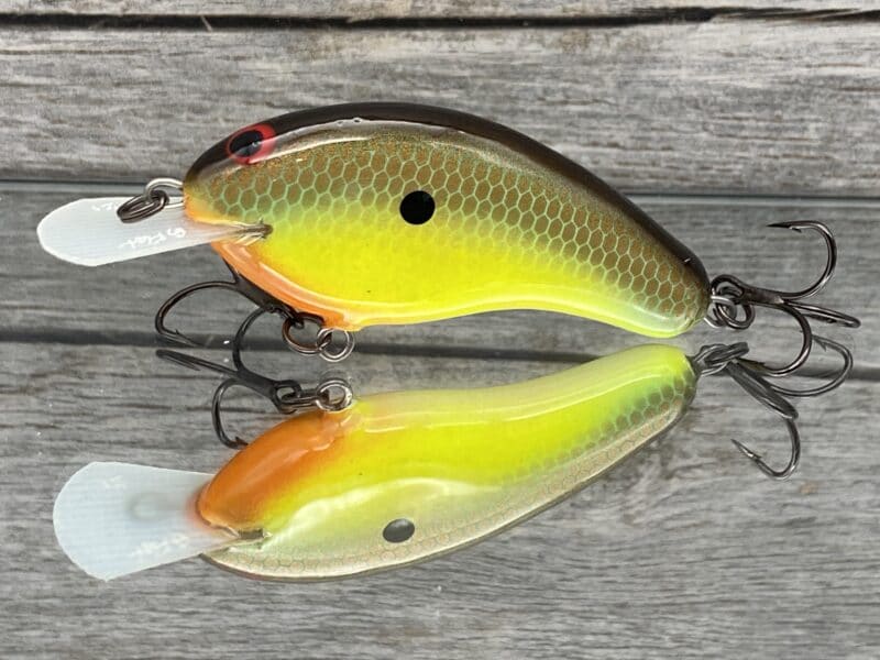 Greenfish Tackle - G-Flat Shallow - Custom Balsa Crankbait - Bull Bream  Color - Wood Bait Country