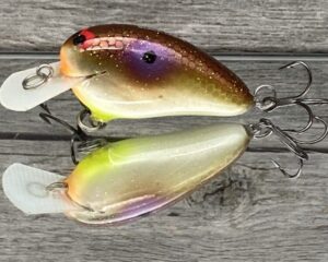 Black Label Balsa - Peanut - Balsa Crankbait - High Rock Shad Color - Zoom WEC Mutt