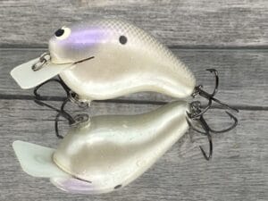 Black Label Balsa - CBS 2 - Custom Balsa Squarebill Crankbait - Shimmer Shad Color- Bagley B2