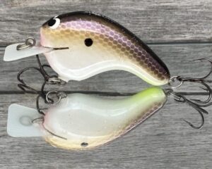 Black Label Balsa - Potbelly - Hybrid Squarebill Crankbait - Triple Threat Shad Color