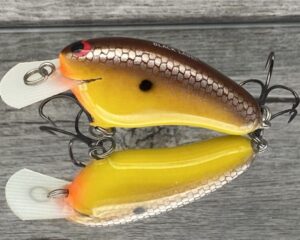 Black Label Balsa - Hickster - Balsa Crankbait - Spicy Mustard- Zoom WEC Hicky