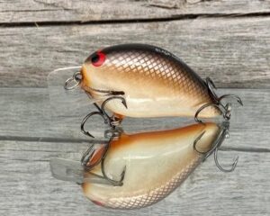 Black Label Balsa - Ricochet Jr. - Custom Balsa Crankbait - Hot Chocolate Color