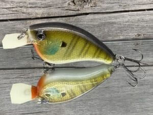 The Lure Forge - 2.5 Flatside - Balsa Crankbait - Natural Gill Color