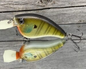 The Lure Forge - 2.5 Flatside - Balsa Crankbait - Natural Gill Color