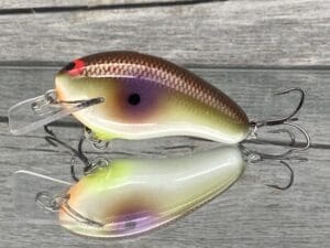 Black Label Balsa - Prowler - Custom Balsa Squarebill Crankbait - High Rock Shad Color
