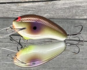 Black Label Balsa - Prowler - Custom Balsa Squarebill Crankbait - High Rock Shad Color