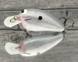Black Label Balsa - Peanut - Signature Series Crankbait - Foiled Grey Back Shad Color - Zoom WEC Mutt
