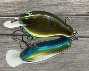 Greenfish Tackle - Stray Dog - Custom Balsa Crankbait - Magic Craw Color