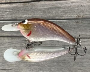 Black Label Balsa - Slim Signature Series Balsa Crankbait - Foiled Wakasagi Color
