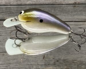 Black Label Balsa - Wobbler - Custom Balsa Crankbait - American Shad Color