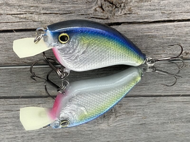 The Lure Forge - 2.5 Flatside - Balsa Crankbait - Blue Chrome