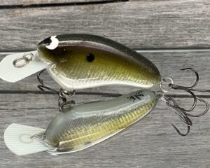 Black Label Balsa - Hickster - Signature Series Crankbait - Foiled Sexy Green Gizzard Color