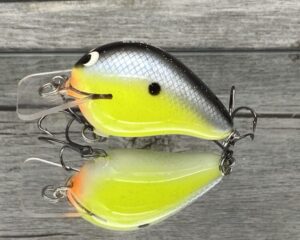 Black Label Balsa - Rattling Wreck - Balsa Squarebill - Chartreuse Magic - Zoom WEC E-1