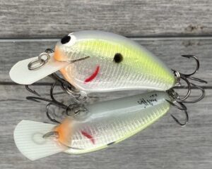 Black Label Balsa - Peanut - Signature Series Crankbait - Foiled Pro Lavender Shad Color - Zoom WEC Mutt