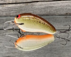 Black Label Balsa - Prowler - Custom Balsa Squarebill Crankbait - Root Beer Color