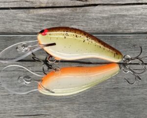 Black Label Balsa - K II - Custom Balsa Crankbait - Root Beer Color