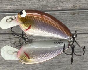 Black Label Balsa - Peanut - Signature Series Crankbait - Foiled Wakasagi Color - Zoom WEC Mutt