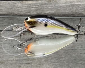 Black Label Balsa - K II - Custom Balsa Crankbait - Threadfin Shad Pearl Color