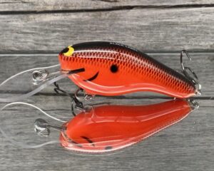 Black Label Balsa - K II - Custom Balsa Crankbait - Fireball Color