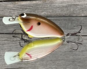 Black Label Balsa - Bacon - Balsa Crankbait - Tomato Shad Color