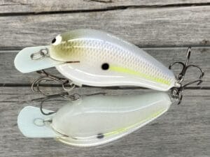 Black Label Balsa - Wobbler - Custom Balsa Crankbait - Chartreuse Shad Color