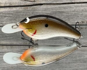 Black Label Balsa - Slim Signature Series Balsa Crankbait - Foiled Tennessee Flash Color