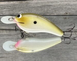 Black Label Balsa - Slim Series - Custom Balsa Crankbait - Morning Dawn Color