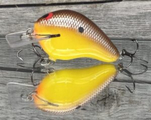 Black Label Balsa - Rattling Wreck - Balsa Squarebill - Spicy Mustard - Zoom WEC E-1