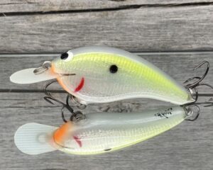 Black Label Balsa - Slim Signature Series Balsa Crankbait - Foiled Pro Lavender Shad Color