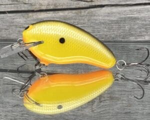 Black Label Balsa - Prowler - Custom Balsa Squarebill Crankbait - Mellow Yellow Color