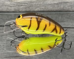 Black Label Balsa - Prowler - Custom Balsa Squarebill Crankbait - Spring Tiger Color