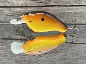 Greenfish Tackle - Stray Dog - Custom Balsa Crankbait - Simple Craw Color