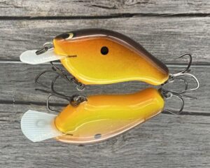 Greenfish Tackle - Stray Dog - Custom Balsa Crankbait - Simple Craw Color