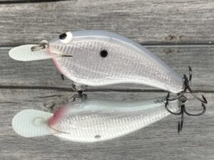 Black Label Balsa - Slim Signature Series Balsa Crankbait - Foiled Grey Back Color