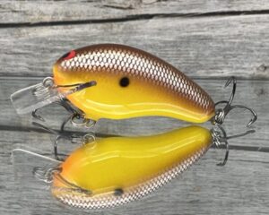 Black Label Balsa - Prowler - Custom Balsa Squarebill Crankbait - Spicy Mustard Color