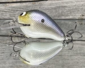 Black Label Balsa - Rattling Wreck - Balsa Squarebill - American Shad - Zoom WEC E-1