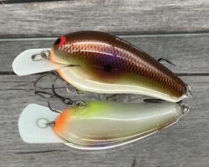 Black Label Balsa - Wobbler - Custom Balsa Crankbait - High Rock Shad Color