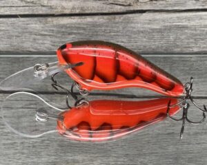 Black Label Balsa - K II - Custom Balsa Crankbait - Delta Craw Color