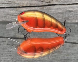 Black Label Balsa - Prowler - Custom Balsa Squarebill Crankbait - Lava Craw Color