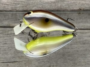 Greenfish Tackle - G2 - Custom Balsa Squarebill Crankbait - Mystic Shad Color