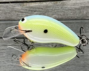 Black Label Balsa - Prowler - Custom Balsa Squarebill Crankbait - Citrus Candy Color