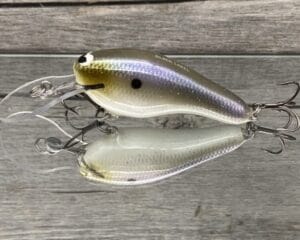 Black Label Balsa - K II - Custom Balsa Crankbait - American Shad Color