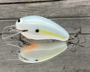 Black Label Balsa - Prowler - Custom Balsa Squarebill Crankbait - Sexy Shad Color