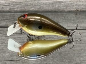 Greenfish Tackle - G2 - Custom Balsa Squarebill Crankbait - High Rock Shad Color