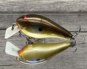 Greenfish Tackle - G2 - Custom Balsa Squarebill Crankbait - High Rock Shad Color