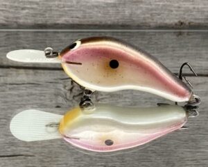 Greenfish Tackle - Small G - Custom Balsa Crankbait - Morning Dawn Color
